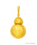 《星球大戰 : 原力覺醒》BB-8足金工藝精品吊墜 售價：約HK$1,900起 中央型號：8857