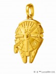 《星球大戰》系列足金工藝精品吊墜 (Millennium Falcon) 售價：約HK$2,700起 中央型號：8860